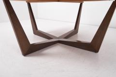 Ronald Schmitt Ronald Schmitt Fossil Stone Top Coffee Table Germany 1970s - 1622825