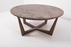 Ronald Schmitt Ronald Schmitt Fossil Stone Top Coffee Table Germany 1970s - 1622826