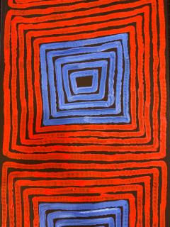 Ronnie Tjampitjinpa Triptych Australian Aboriginal Paintings Tingari Ronnie Tjampitjinpa - 4285768