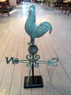 Rooster Weathervane on Display Stand - 103946