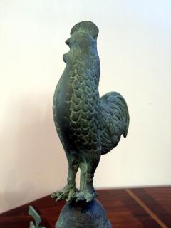 Rooster Weathervane on Display Stand - 103951