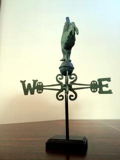 Rooster Weathervane on Display Stand - 103952