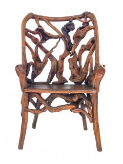 Root Wood Arm Chair - 1882790