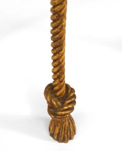 Rope and Tassel Gilt and Marble Console Table - 1379304