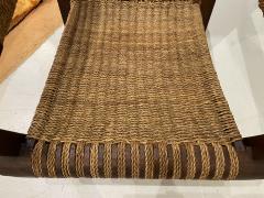 Roped Seagrass Armchair Attributed to Francis Jourdain - 4331052