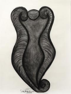 Rosanne Sniderman Charcoal Drawing V5 by Rosanne Sniderman - 4788263