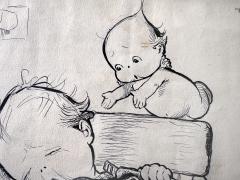 Rose Cecil O Neill Kewpies to The Rescue to Help the Downtrodden in Slums Feminist Art - 4527894