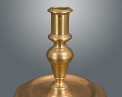 Rose Colored Brass Two Part Candle Stick - 1120883