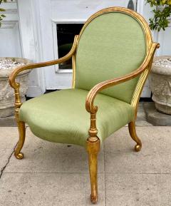 Rose Tarlow 1980s Early Rose Tarlow Melrose House Regency Giltwood Arm Chair - 2431703