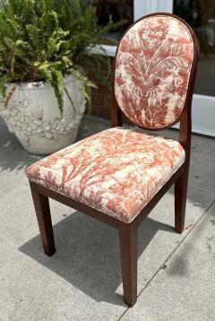 Rose Tarlow Art Deco Style Rose Tarlow Melrose House Chair W Fortuny Fabric - 3234729