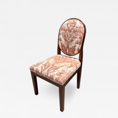 Rose Tarlow Art Deco Style Rose Tarlow Melrose House Chair W Fortuny Fabric - 3236180