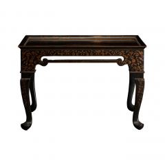 Rose Tarlow Rose Tarlow Melrose House Black Chinoiserie English Tea or Cocktail Table - 4715742