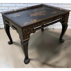 Rose Tarlow Rose Tarlow Melrose House Black Chinoiserie English Tea or Cocktail Table - 4715743