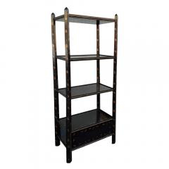 Rose Tarlow Rose Tarlow Melrose House Black Gold Chinoiserie Etagere - 4003007