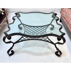 Rose Tarlow Rose Tarlow Wrought Iron Indoor Outdoor Coffee Cocktail Table - 3090576