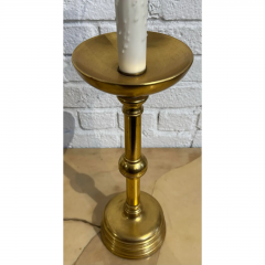 Rose Tarlow Vintage Rose Tarlow Gold Giltwood Chinese Candlestick Table Lamp - 3499634