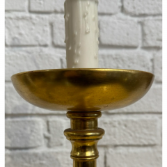 Rose Tarlow Vintage Rose Tarlow Gold Giltwood Chinese Candlestick Table Lamp - 3499637