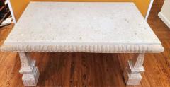 Rose Tarlow Vintage Rose Tarlow Melrose House Stone Top Sofa or Console Table - 2247344