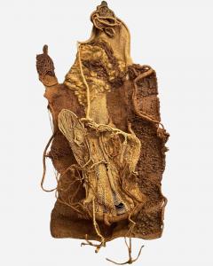 Rosemarie Koczy Ce que me raconte l homme Sculpture murale en macram Rosemarie Koczy 1978 - 4211128