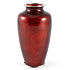 Roses Red Cloisonn Vase - 147107