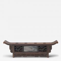 Rosewood Altar Opium Stand with Dali Marble - 4173722