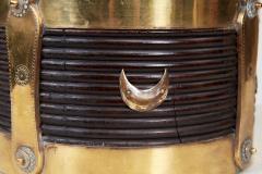 Rosewood Kindling Bucket with Brass Banding - 4324181
