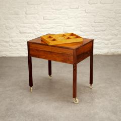 Rosewood Sewing Trolley Sweden 1960s - 2926113