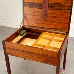 Rosewood Sewing Trolley Sweden 1960s - 2926114