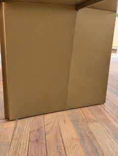 Rosewood and Solid Bronze Architectural Bench 1970 s - 4813679