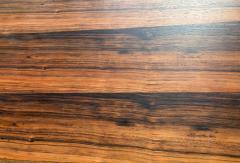 Rosewood and Solid Bronze Architectural Bench 1970 s - 4813682