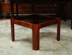 Rosewood square side table - 2911377