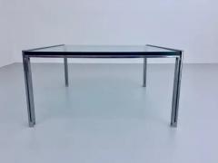 Ross F Littell Ross Littel Luar Coffee Table in Glass and Metal for Icf Padova Italy 1970s - 3389162
