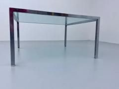 Ross F Littell Ross Littel Luar Coffee Table in Glass and Metal for Icf Padova Italy 1970s - 3389170