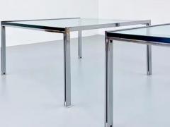 Ross F Littell Ross Littel Luar Coffee Table in Glass and Metal for Icf Padova Italy 1970s - 3389199
