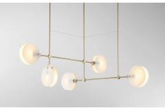 Ross Gardam Ross Gardam Nebulae 35 Five Hanging Horizontal Chandelier Chandelier - 3032072