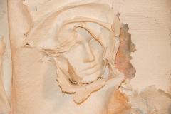 Ross Mazur Marcia Mazur Gold and Ross Mazur Mid Century Handmade Paper Sculpture - 2998054