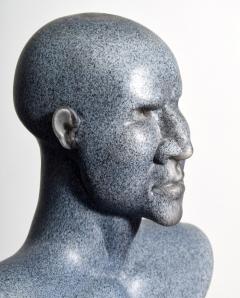 Ross Richmond Ross Richmond Glass Portrait Bust Sculpture - 3019328