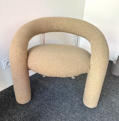Rossi di Albizzate Pair of Tube Armchairs by Bartoli for Rossi di Albizzate Italy 1970s - 4190981