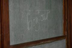Rotating Antique School Chalkboard France Early 20th Century - 4244003