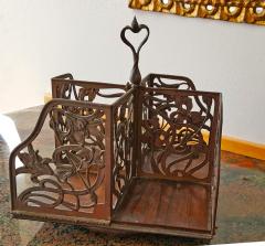 Rotating Art Nouveau Bookcase - 1202131