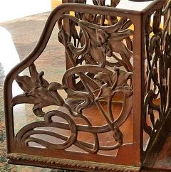 Rotating Art Nouveau Bookcase - 1202276