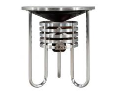 Round Art Deco Machine Age Chrome Cigar Table Kisco Company - 2923052