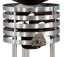 Round Art Deco Machine Age Chrome Cigar Table Kisco Company - 2923053