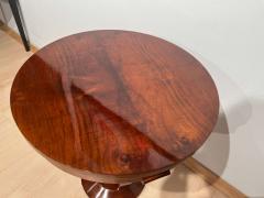 Round Art Deco Side Table Walnut Veneer France circa 1930 - 2856872