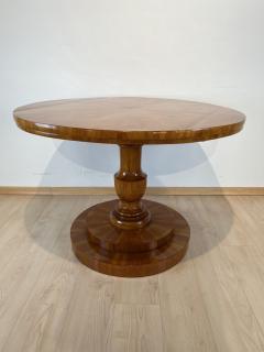 Round Biedermeier Center Table Cherry Veneer Austria Vienna circa 1830 - 3138103