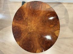 Round Biedermeier Side Table Walnut Veneer and Beech South Germany circa 1830 - 3116519