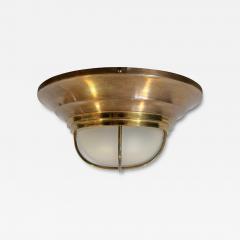Round Brass Tone Bulkhead Ceiling Light - 4450247