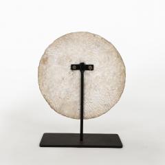 Round Carved Marble Plaque Of A Gentleman On Later Iron Stand French circa 1870 - 4121316