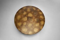 Round Coffee Table with Elemental Tabletop Europe 20th Century - 4357987