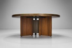 Round Coffee Table with Elemental Tabletop Europe 20th Century - 4357990